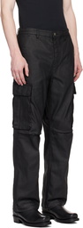 Ksubi Black Fugitive Cargo Pants