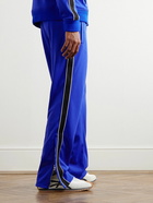 LOEWE - Logo-Embroidered Striped Tech-Jersey Track Pants - Blue