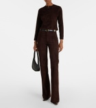Stouls Astrid suede cardigan