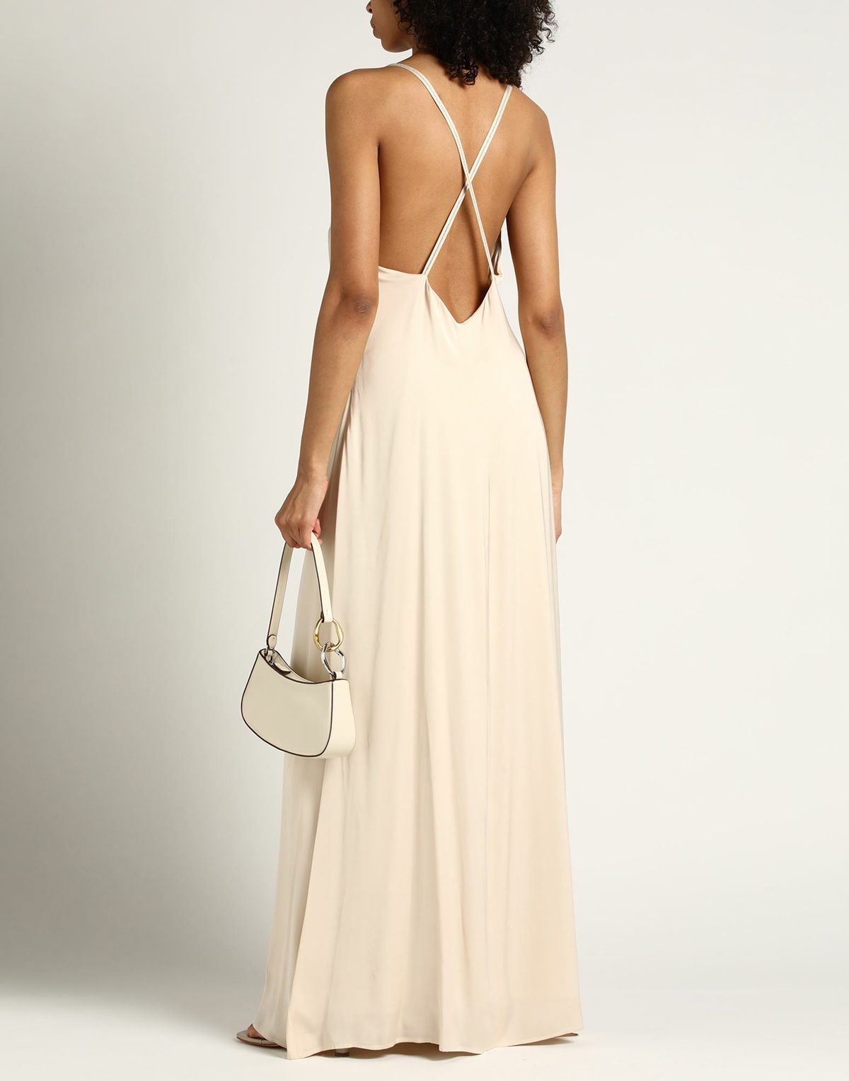 Peserico Womens Maxi dress in Beige