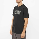 Valentino Men's VLTN Embroidered T-Shirt in Nero