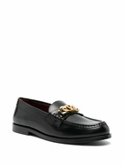 VALENTINO GARAVANI - Vlogo Chain Leather Loafers