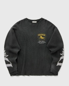 Duke & Dexter DR3 Sponsors Waffle Top Black Mens Longsleefe