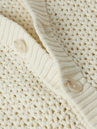 NN07 - 6560 Crocheted Cotton Cardigan - Neutrals