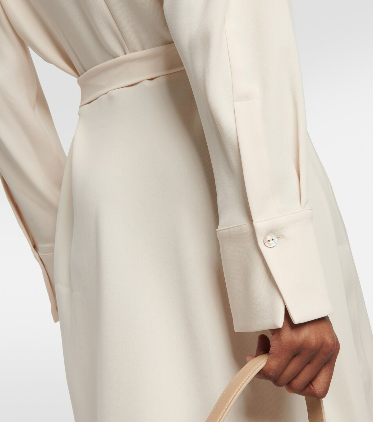 Vince Belted midi shirt dress