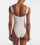 Montce Cynthia floral ruffled swimsuit