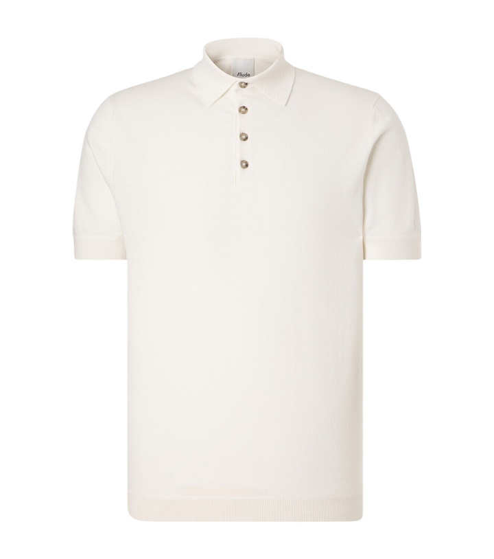 Photo: Allude Cotton, silk, and cashmere polo shirt