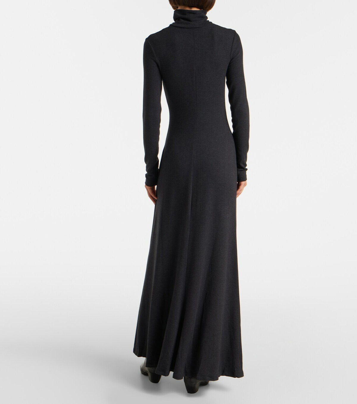 Staud Vanya turtleneck jersey maxi dress