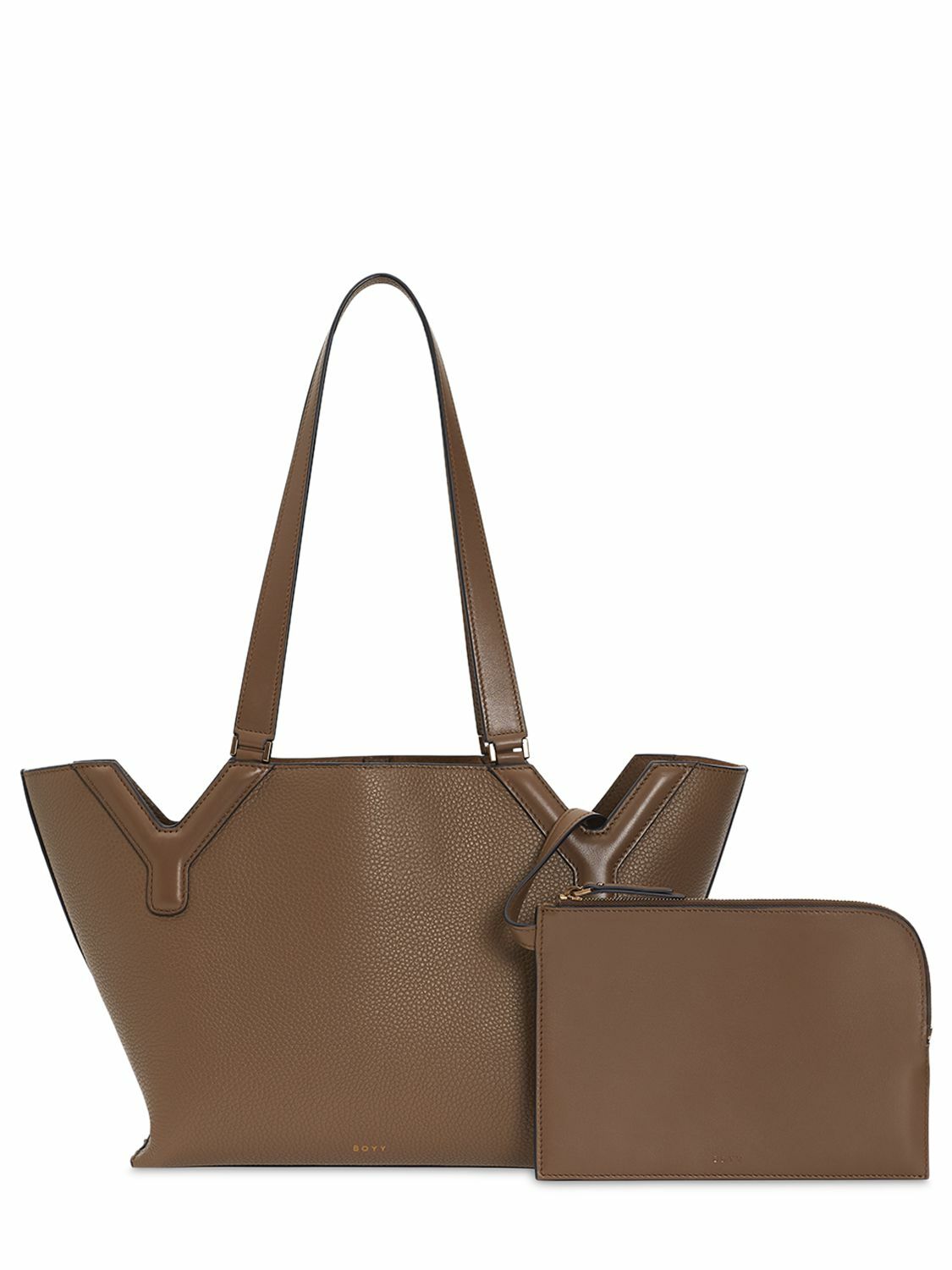 BOYY Medium Yy West Leather Tote Bag