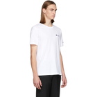 Champion Reverse Weave White Small Script Logo T-Shirt