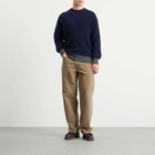 Howlin by Morrison Men's Howlin' Captain Harry Contrast Trim Jumper in Navy