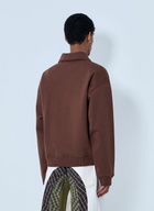Story MFG Half-Zip Collared Sweatshirt