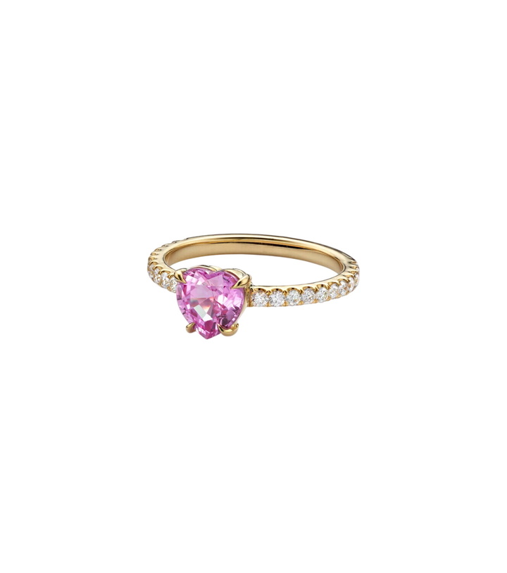 Photo: Anita Ko 18kt gold ring with sapphire and diamonds