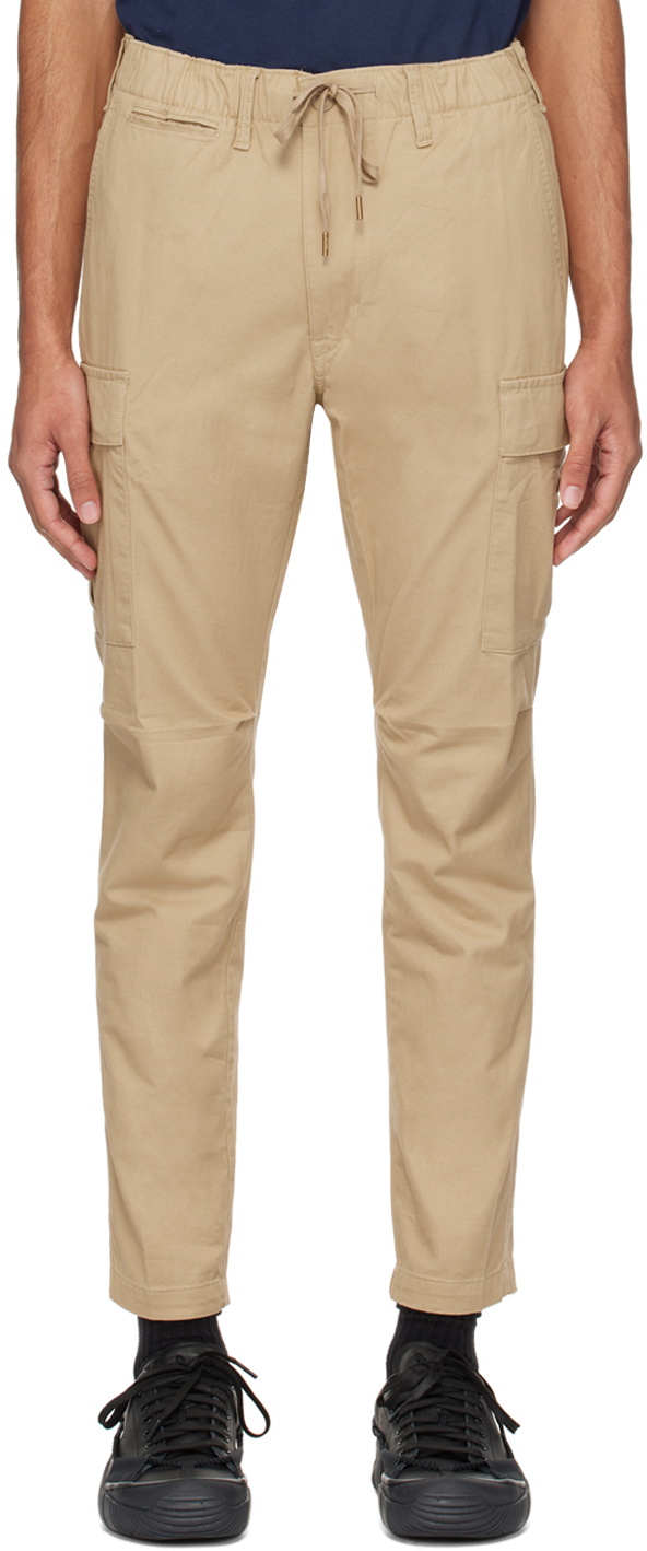 Polo Ralph Lauren Khaki Slim-Fit Cargo Pants Polo Ralph Lauren