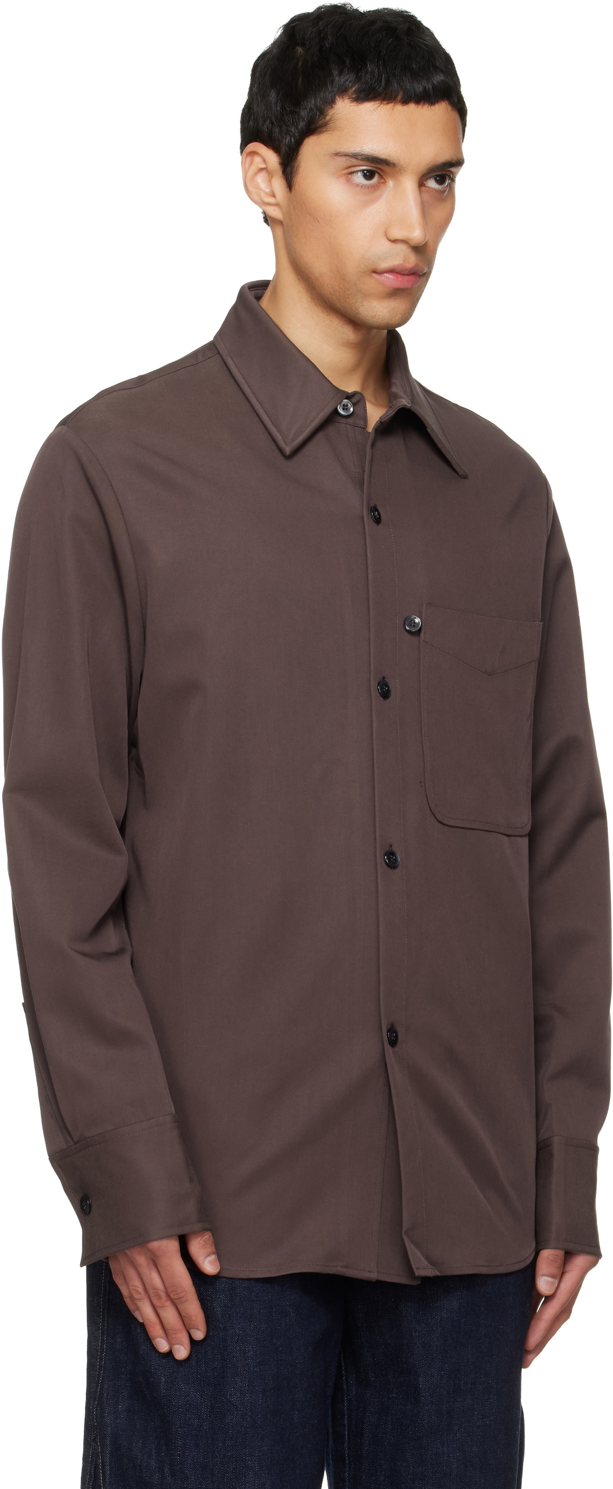 NULLUS Brown Violin Shirt