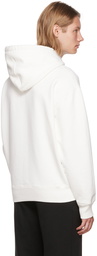 AMI Paris White SSENSE Exclusive Hoodie