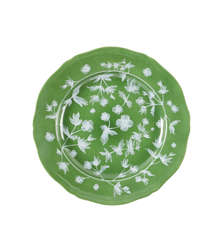 Photo: Cabana x Ginori 1735 floral porcelain dessert plate