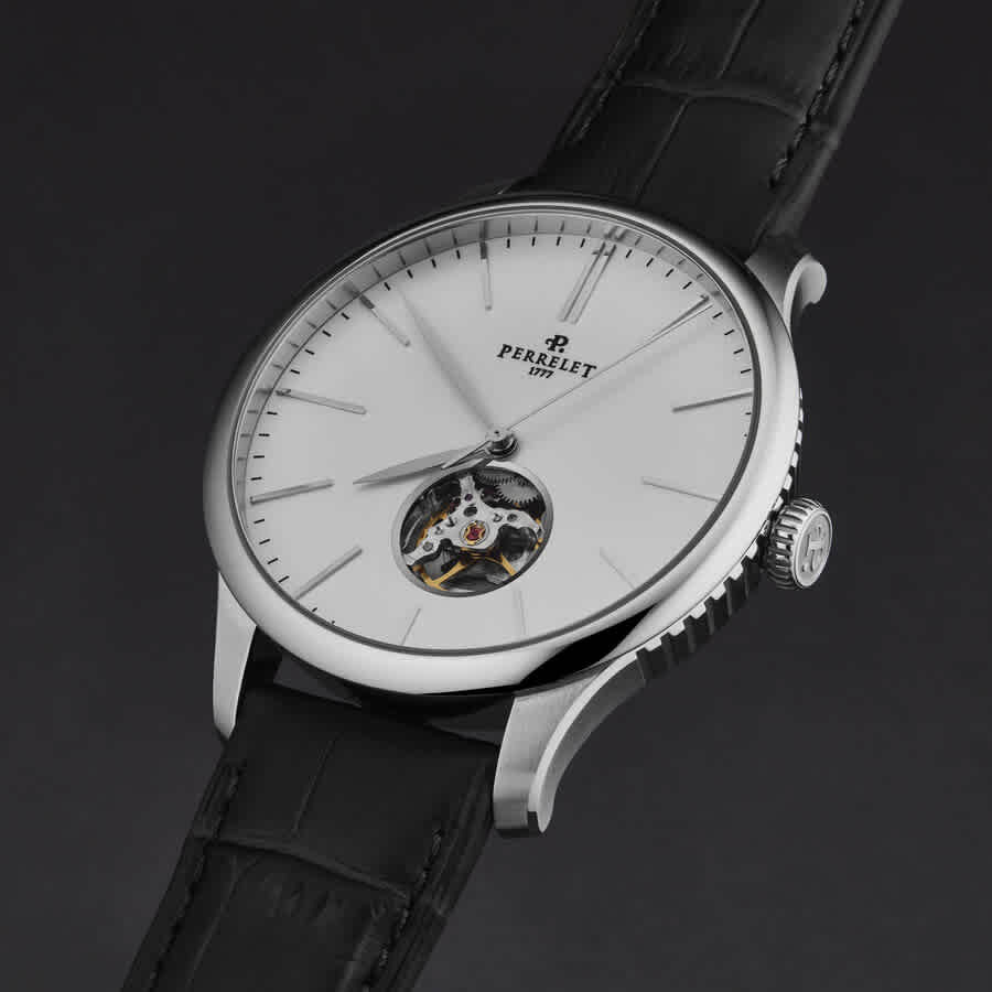 Perrelet First Class Automatic Silver Dial Mens Watch A1087/G
