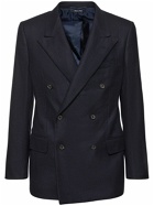 DUNHILL - Double Breasted Wool & Cashmere Blazer