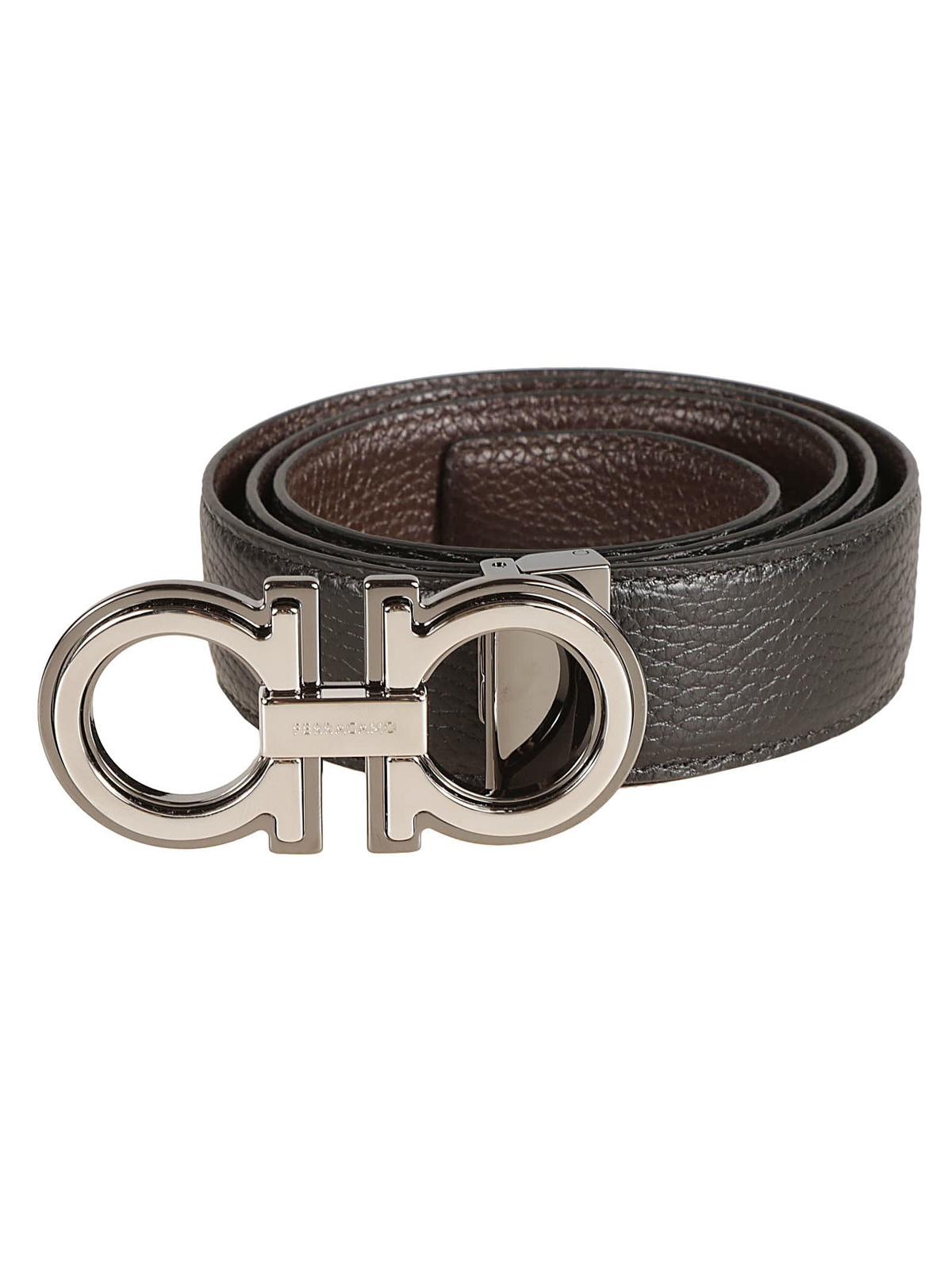 Ferragamo Brown Logo Buckle Belt Ferragamo Horse Bit Buckle Belt in Brown for Men | Lyst main image 3