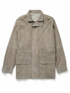 Stòffa - Traveller Suede Jacket - Neutrals