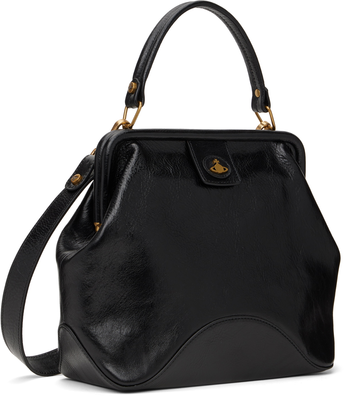 Vivienne Westwood Black Abbey Frame Bag Vivienne Westwood Vivienne Westwood Black Abbey Frame Bag Vivienne Westwood