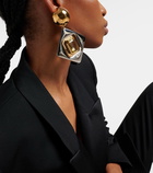 Saint Laurent Geometric clip-on earrings