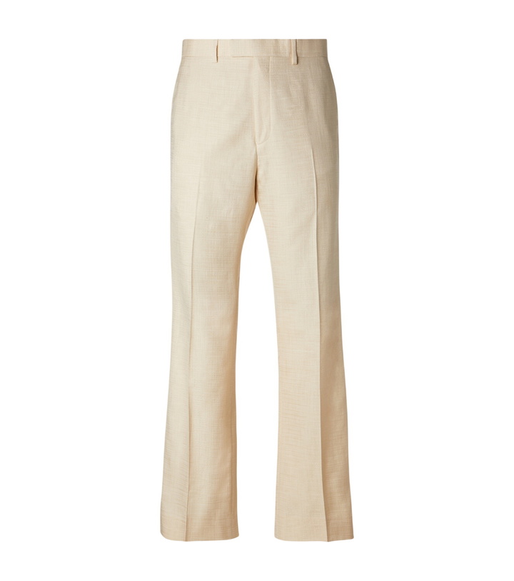 Photo: Wales Bonner Alto satin-trimmed flared pants