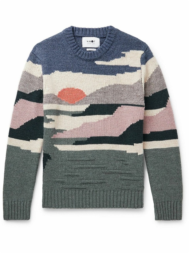 Photo: NN07 - Jason Intarsia Knitted Sweater - Multi