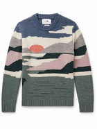 NN07 - Jason Intarsia Knitted Sweater - Multi