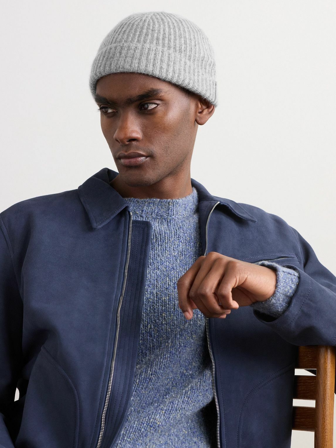 Allude - Ribbed Cashmere Beanie