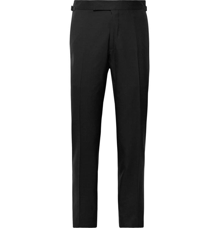 Photo: TOM FORD - Black Shelton Slim-Fit Wool Suit Trousers - Black
