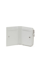 Diesel Bi-fold card holder in nappa leather - Card cases Womens in White