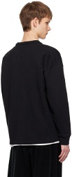 The Row Black Ezan Sweatshirt