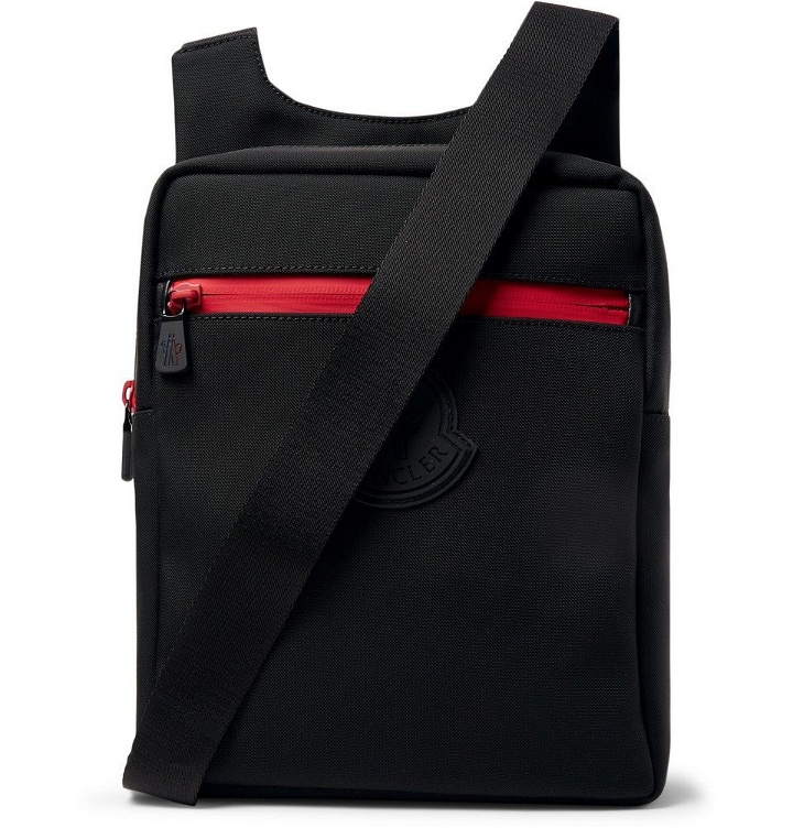 Photo: Moncler - Canvas Messenger Bag - Black