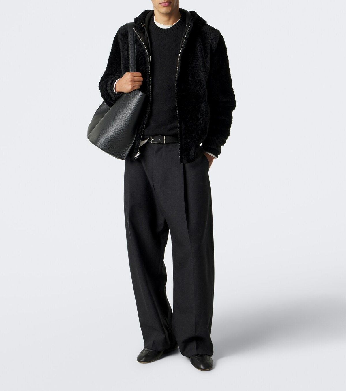 Arma Novel reversible hooded shearling jacket