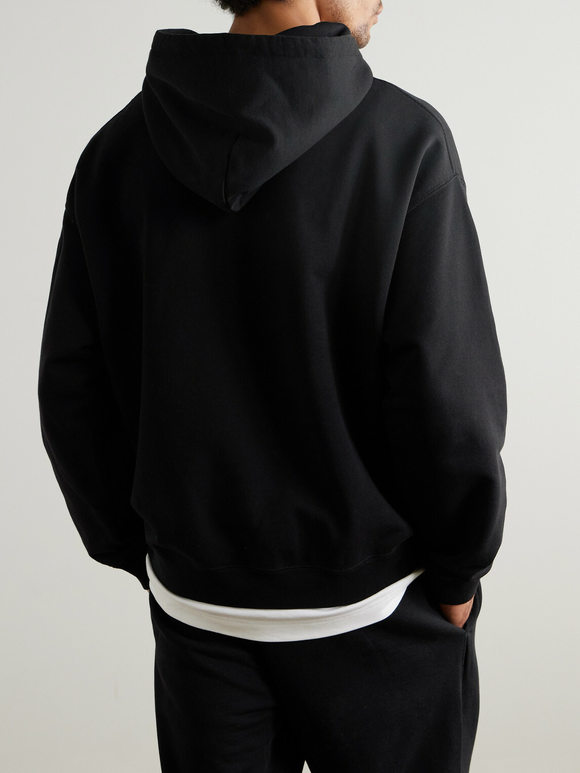 Canada Goose - Rove Logo-Appliquéd Cotton-Jersey Hoodie - Black