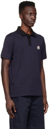 Moncler Navy Cotton Polo