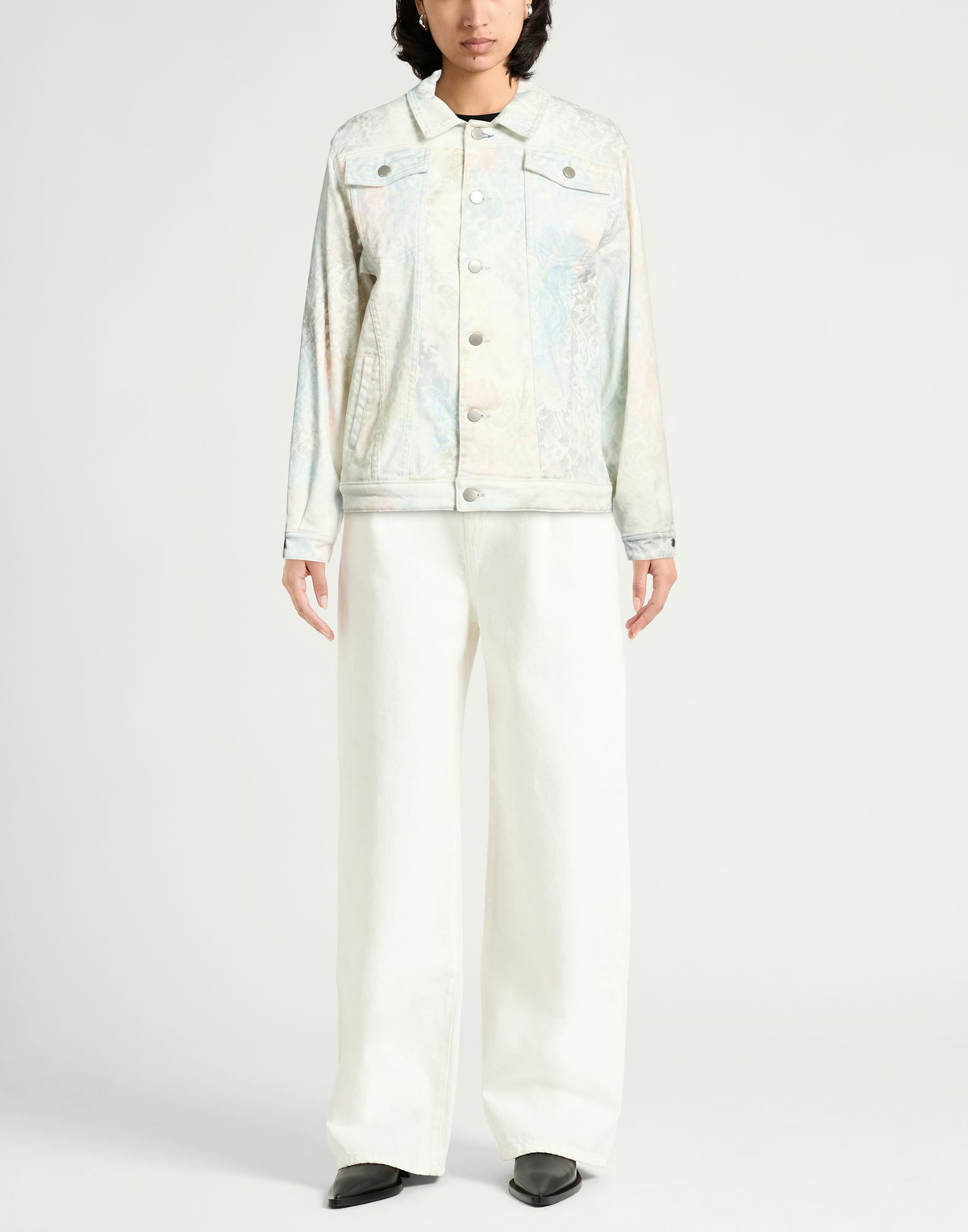 Koché Womens Denim outerwear Sky in Blue