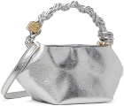 GANNI Silver Mini Bou Bag