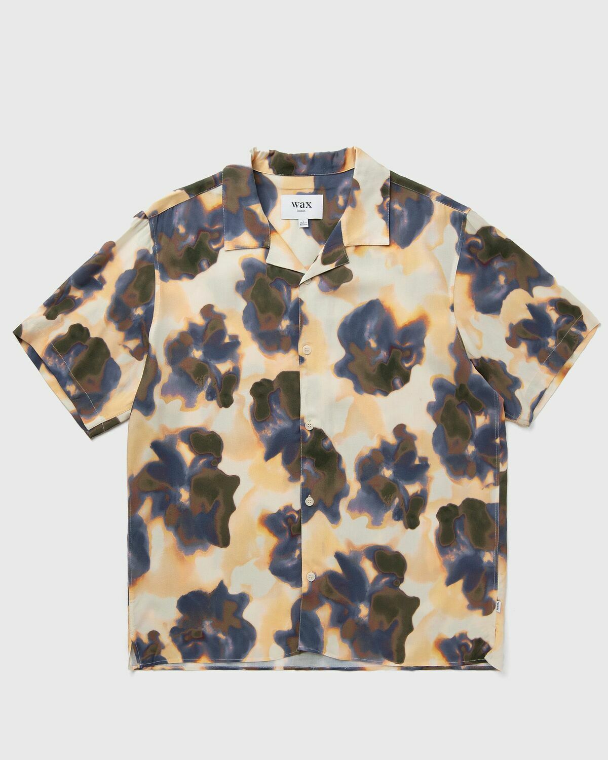 Wax London DIDCOT SS SHIRT BLUR FLORAL pink Mens Shortsleefe