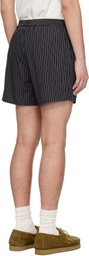 Commission Black Stripe Boxer Shorts