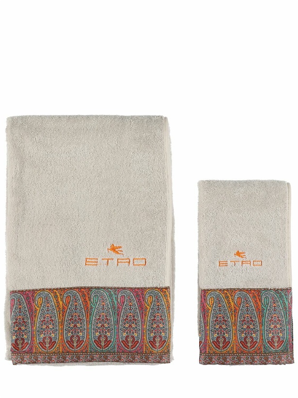 Photo: ETRO - Set Of 2 Calathea Cotton Towels