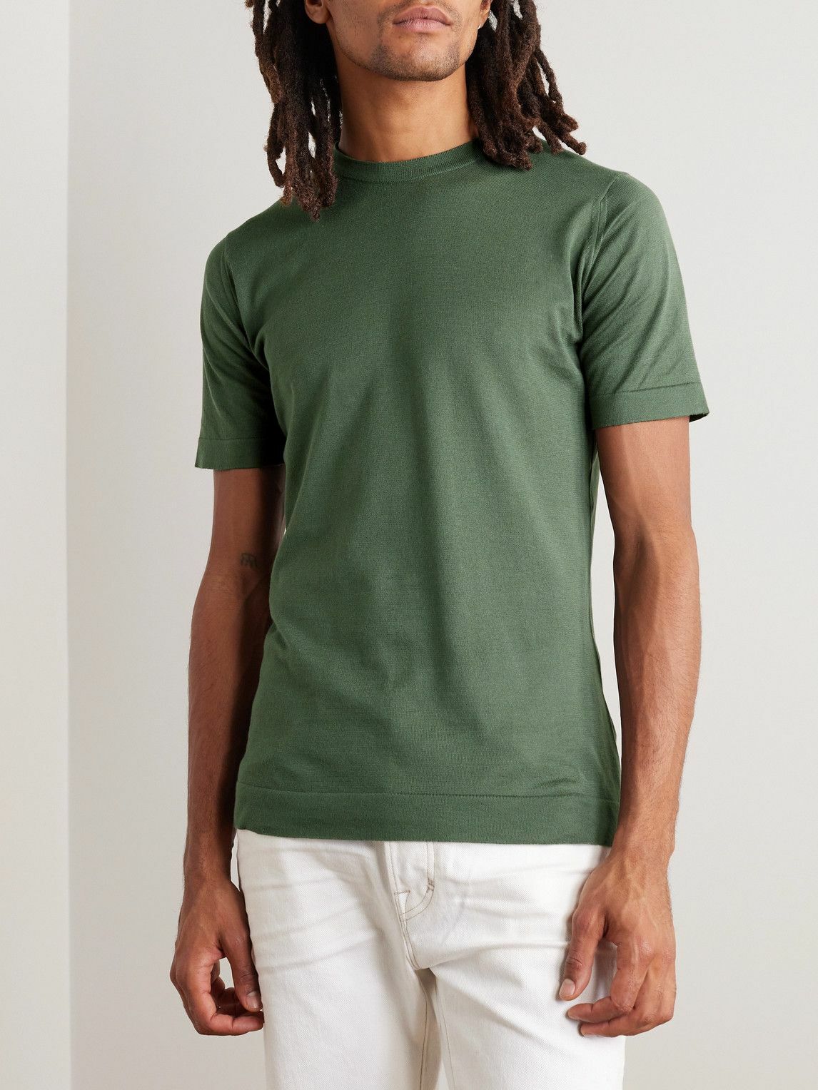 John Smedley - Lorca Slim-Fit Sea Island Cotton T-Shirt