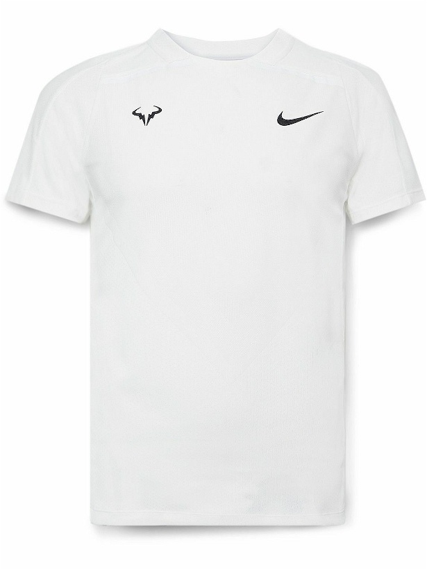 Photo: Nike Tennis - NikeCourt Rafa Dri-FIT ADV Tennis T-Shirt - White