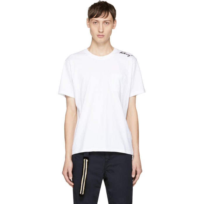 Photo: Kenzo White Small Signature Logo T-Shirt