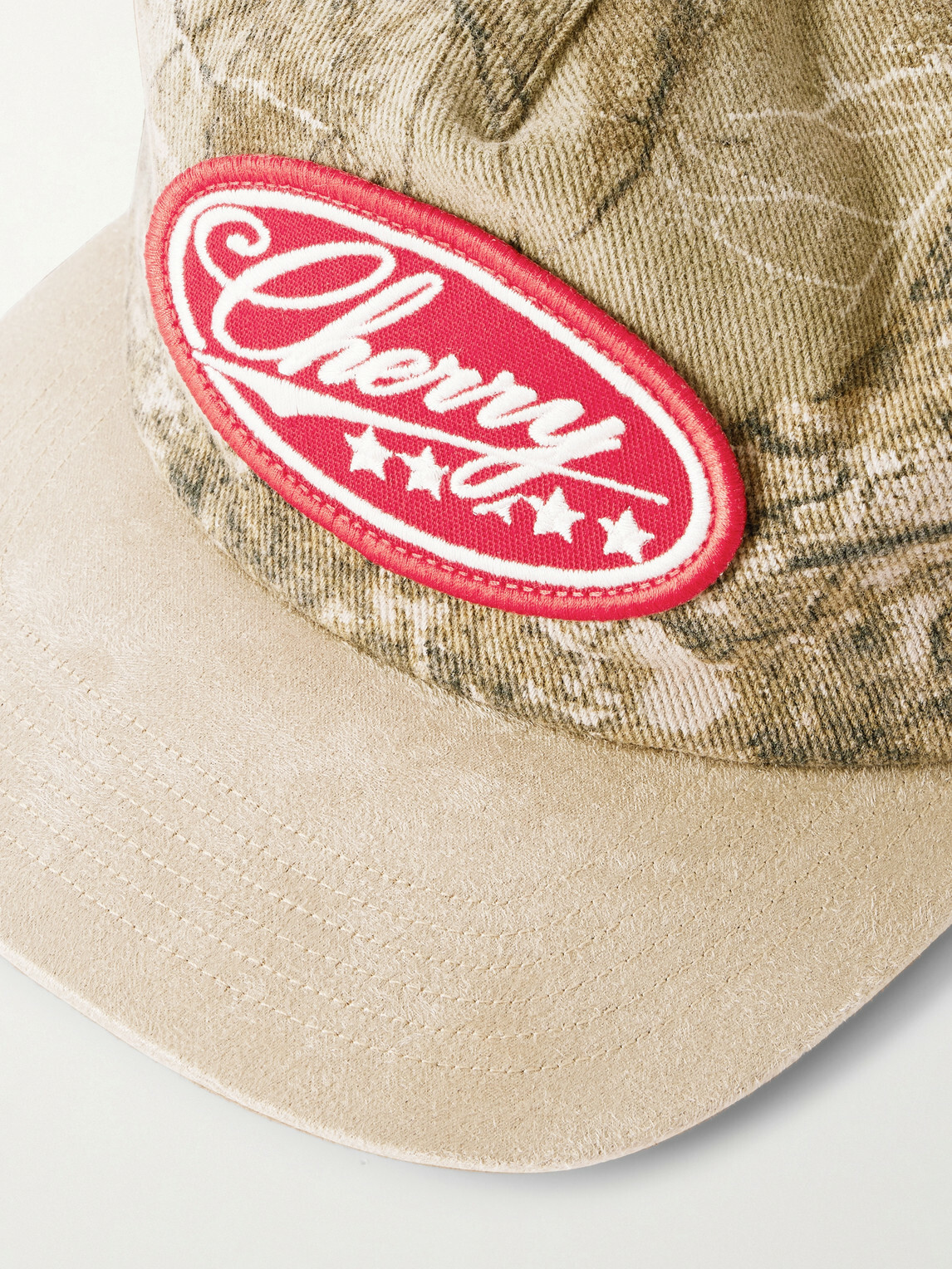 Cherry Los Angeles - Five Star Logo-Appliquéd Camouflage-Print Cotton-Twill Baseball Cap