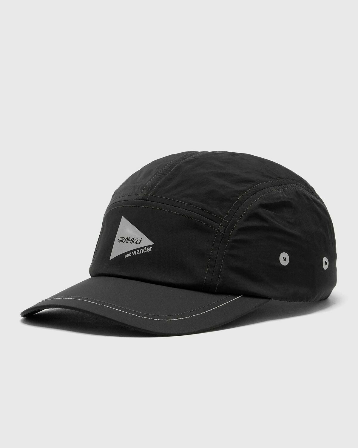 Gramicci X And Wander Patchwork Wind Cap Black Caps Gramicci