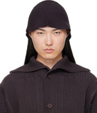 HOMME PLISSÉ ISSEY MIYAKE Brown Crochet Hat