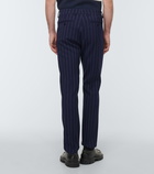 Ami Paris Striped wool gabardine suit pants